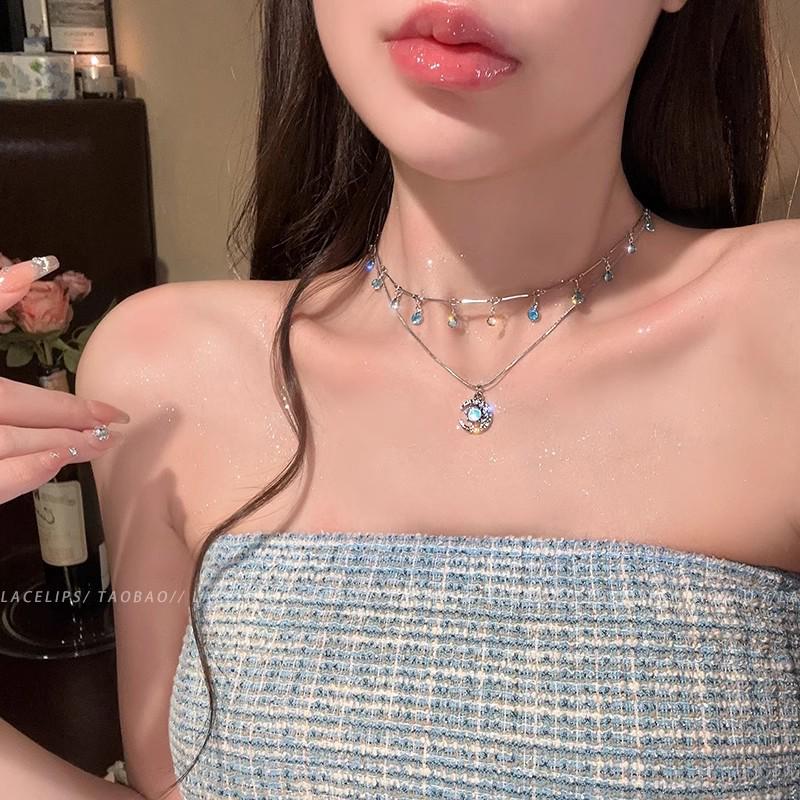 Love Heart Rivet Punk Choker Necklace - Y2K Subculture Clavicle Chain