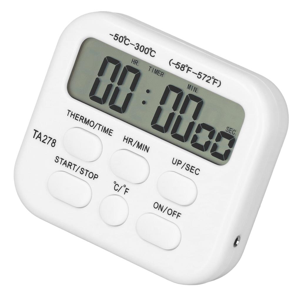 Digital Kitchen Thermometer High Sensitivity Multifunctional Thermometer with Probe Alarm Function