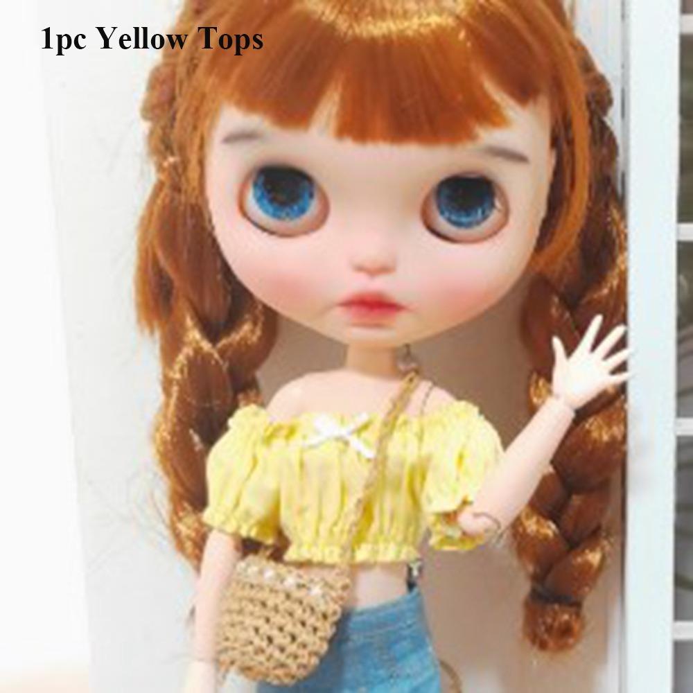 Милые джинсовые брюки, рубашка, модная футболка принцессы, одежда для кукол azone ob24 для кукол blythe