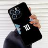 10 Футбольных Игроков Чехол для Телефона Для iPhone 16 15 14 13 11 12 17 Pro Max mini 15 16 Plus 16e 17 Air Cover Fundas