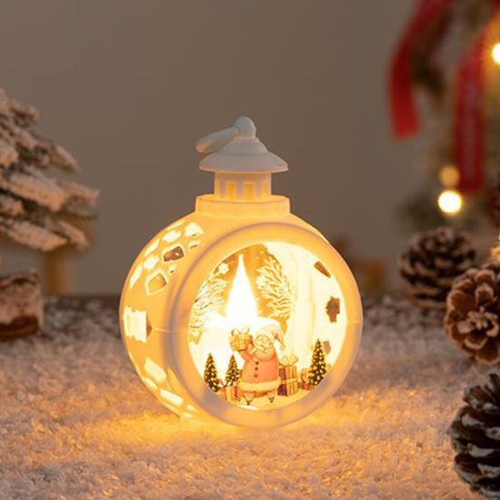 Yousheng Рождественский винтажный ночник на батарейках светодиодный фонарь-свеча загорается Санта-Клаус снеговик лампа настольное украшение для украшения домашней вечеринки