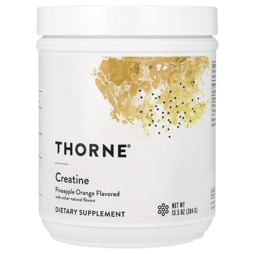 Thorne Creatine, Pineapple Orange, 384g (13.5oz)