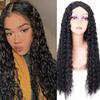 Afro Synthetic Long Kinky Curly Wigs for Black Women Hair Deep Wave Wig for Girl Heat Resistant Cosplay Party Wigs