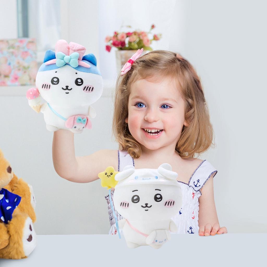 Милая плюшевая кукла, игрушка в подарок, детская тряпичная кукла в мультяшном стиле