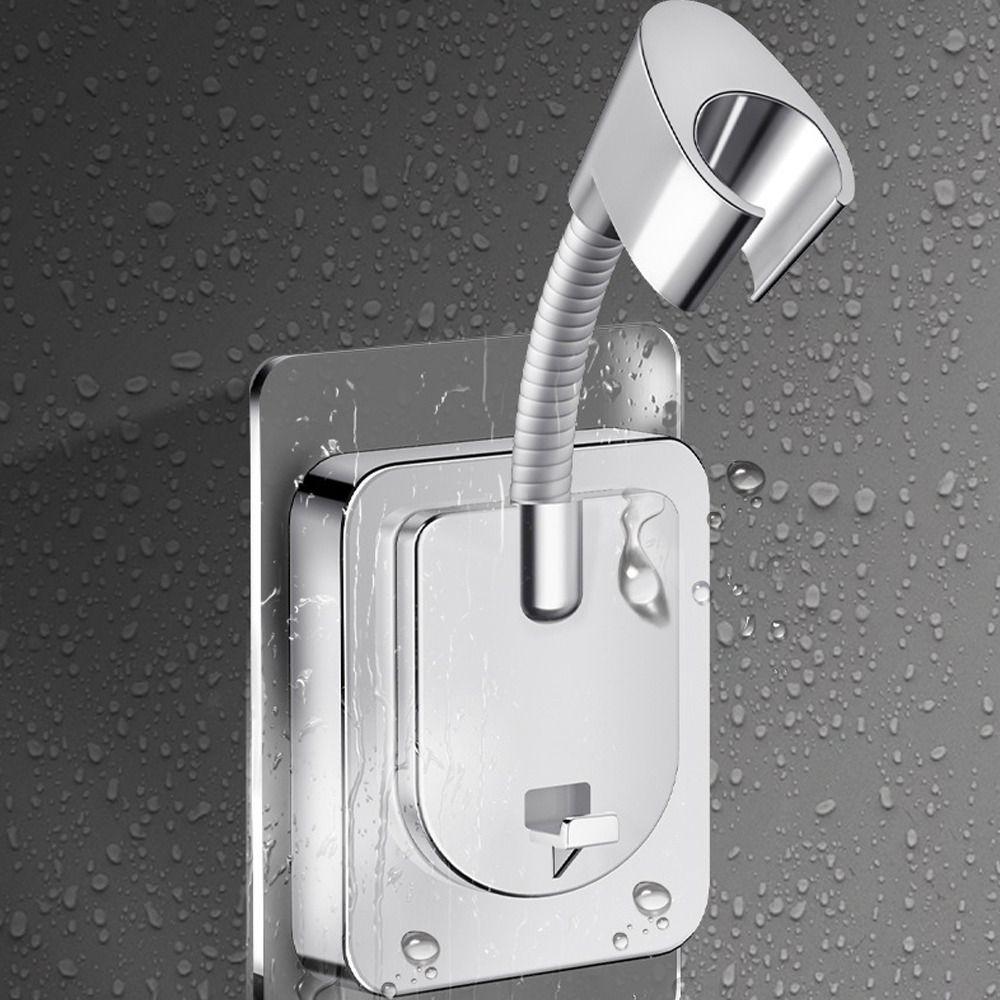 Настенный кронштейн для насадки для душа Самоклеящийся распылитель с фиксированной базой Аксессуары для ванной комнаты