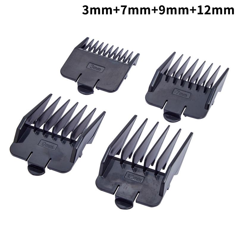 4 шт. Универсальная насадка-гребень для стрижки, ограничительная расческа, направляющая насадка, размер, сменная для парикмахерской, электрическая машинка для стрижки, ограничительная расческа