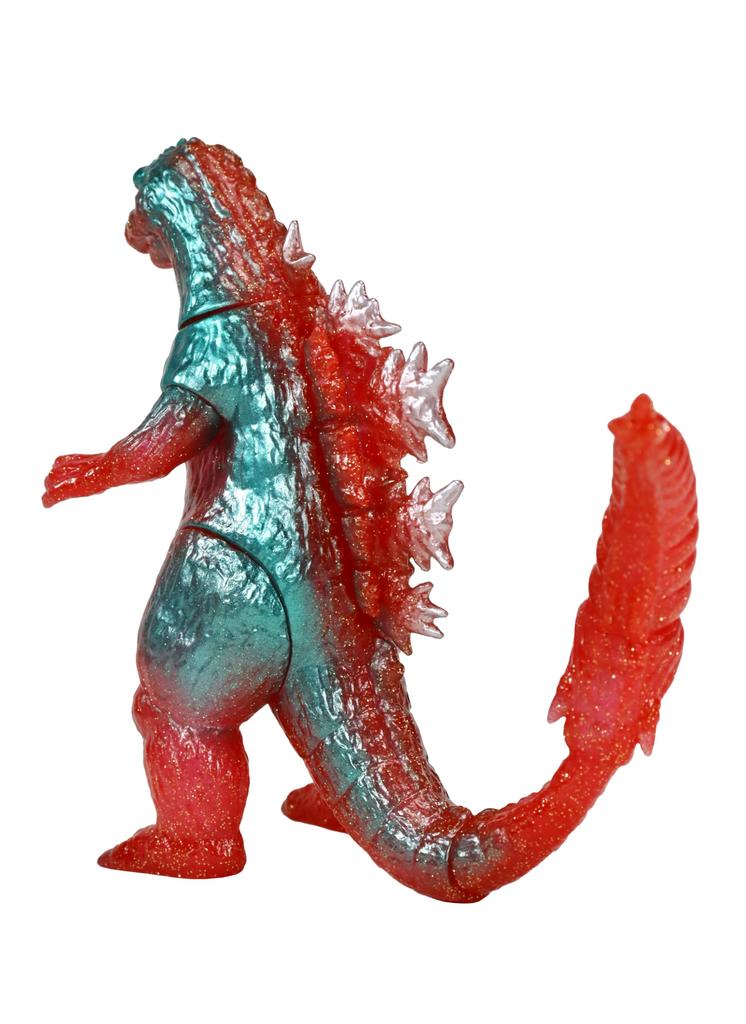 Ccp Middle Size Series Godzilla Retro Red Green Lame 120mm PVC Soft Vinyl Figure [12th Edition] (1964) Ver. Approx. Pre-painted