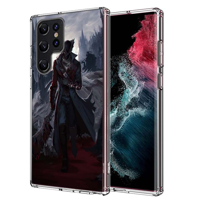 Game Bloodborne Capa Phone Case For Samsung S26 Ultra S25 Edge Galaxy S23 S21 S20 S24 FE S22 S10 Plus Cover Clear TPU Shell Coqu