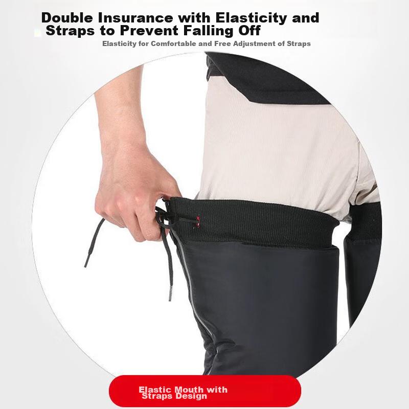 Winter Knee Pads for Motorcycles And Electric Bikes, Windproof Cold-Resistant Outer Wear Warm Knee Pads, Popular Zipper Style