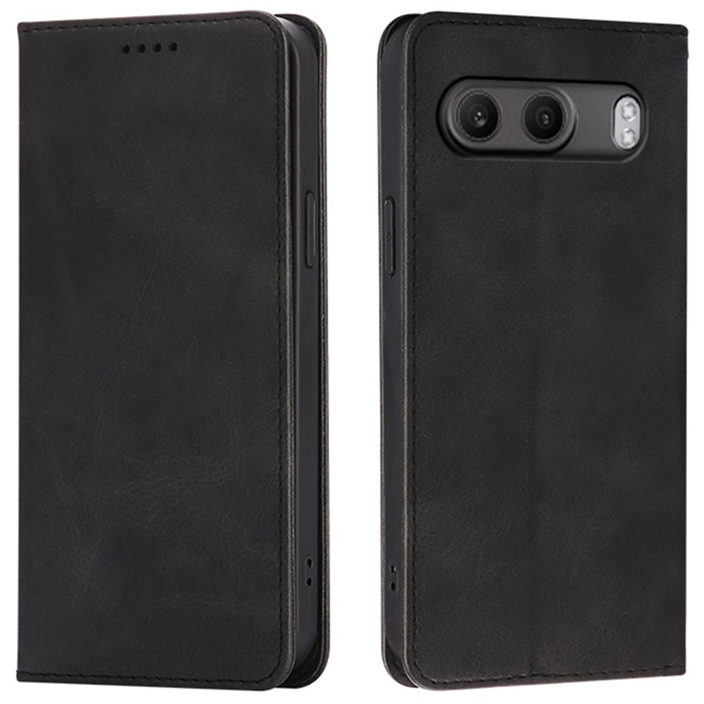 Для OnePlus Nord 4 Чехол-кошелек Кожаный чехол для телефона с текстурой телячьей кожи и скрытой магнитной застежкой