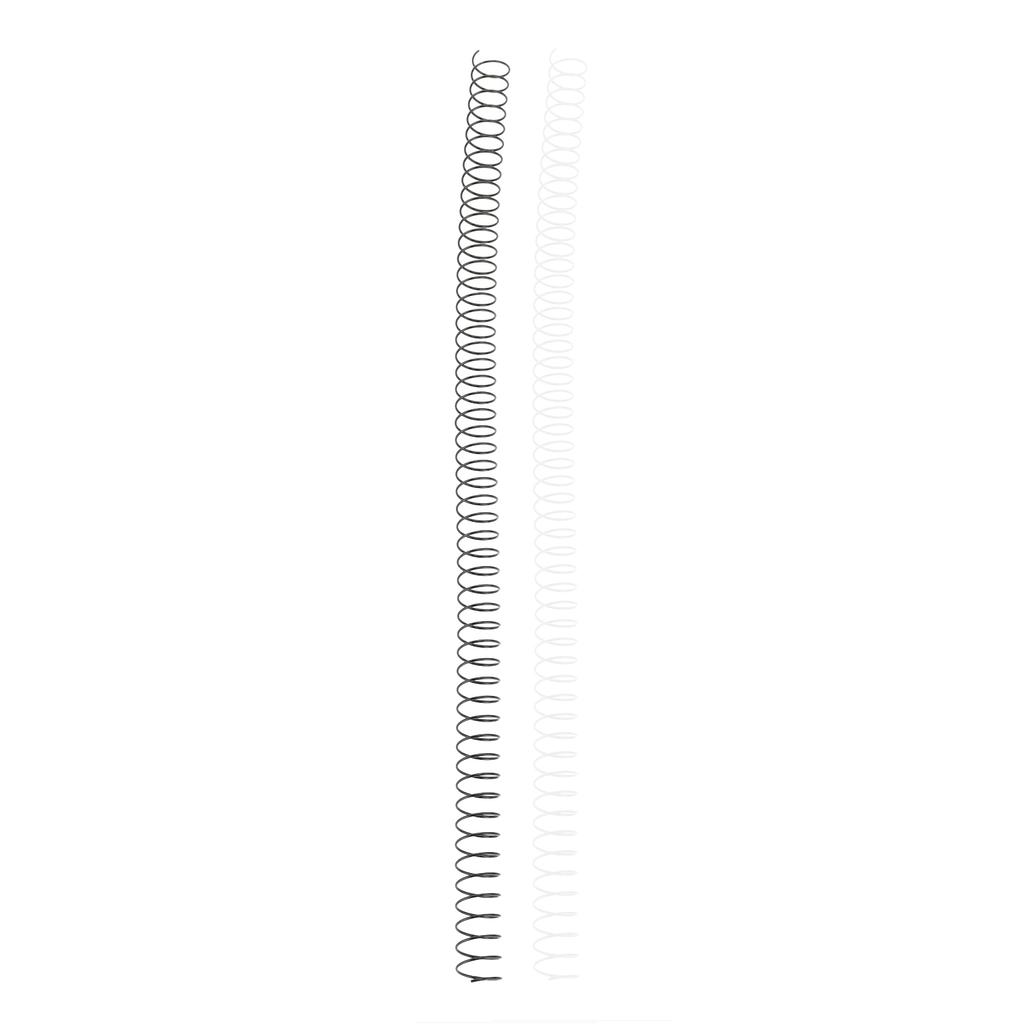 100Pcs Single Loop Wire Binding Spines 12.7mm 1/2in 48 Teeth 4:1 Pitch 360 Degree 90 Sheet Capacity