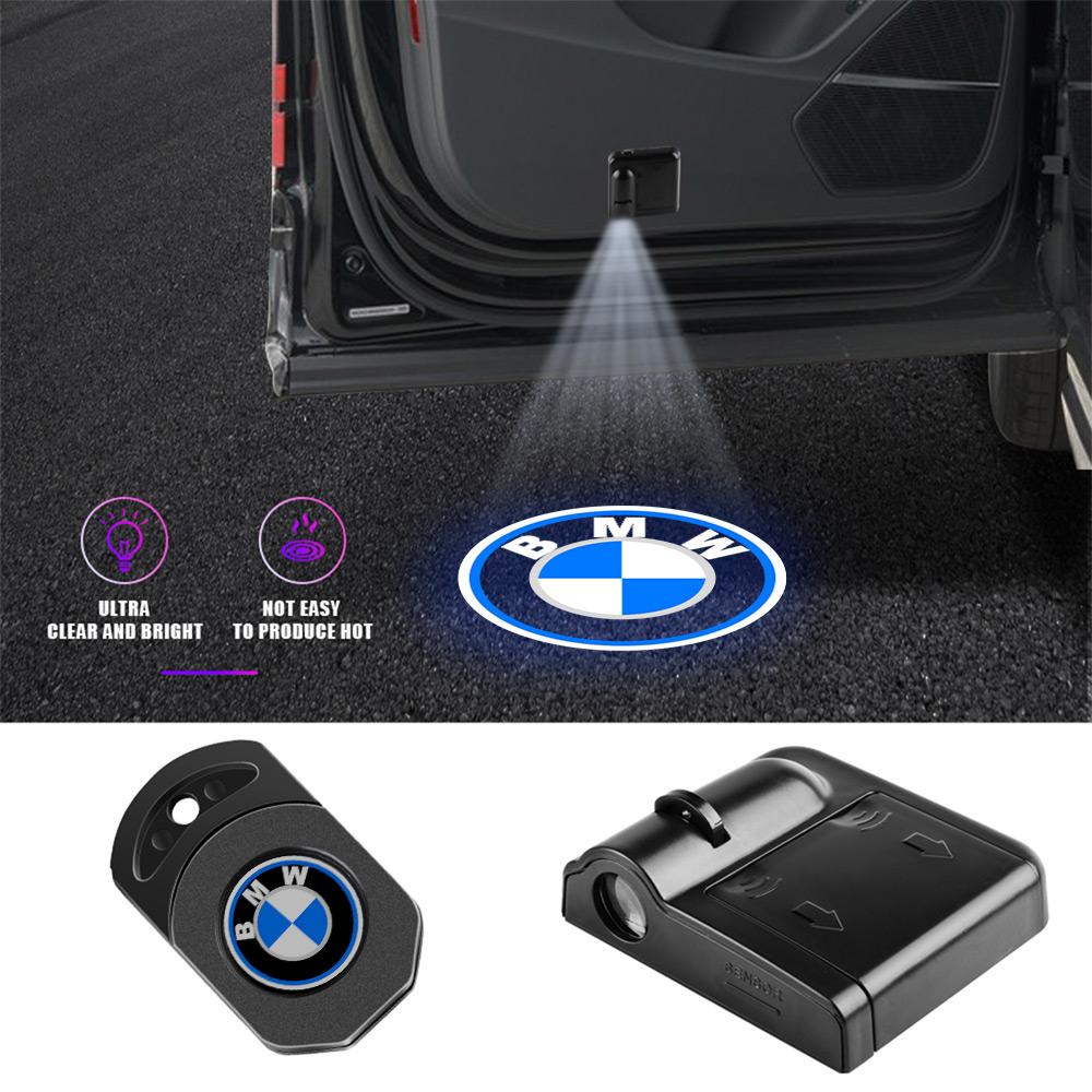 Автомобильные светодиодные огни Логотип Универсальные Беспроводные Приветственные Огни Для Bmw E46 E90 M E60 F30 F10 E39 F20 E87 E36 G20 G30 X5 E70 E92 E91 F31 X1