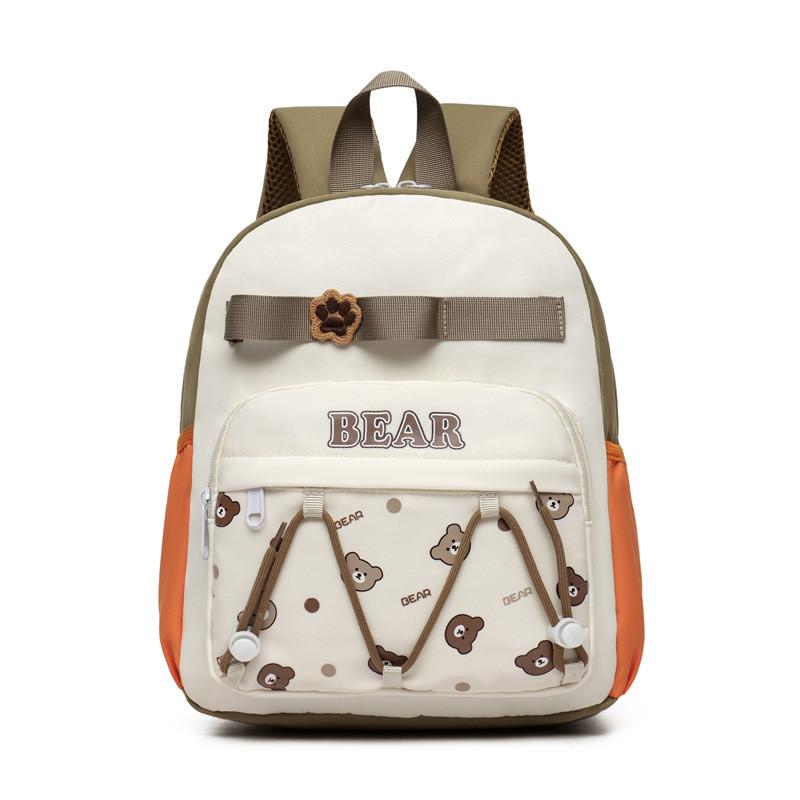 Легкий и универсальный детский рюкзак с милым мотивом медведя, идеально подходящий для школы, в нескольких цветах