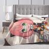 Spy Family Flannel Blanket Winter A-Anyas Super Warm Throw Blanket for Kids Bedroom Graphic Bedspread Sofa Bed Cover