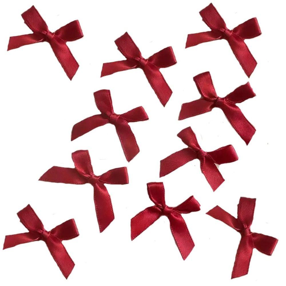 10 шт. Мини-зажимы для парика куклы, мини-заколки для волос с бантиком, заколки для волос хлопковой куклы, головной убор