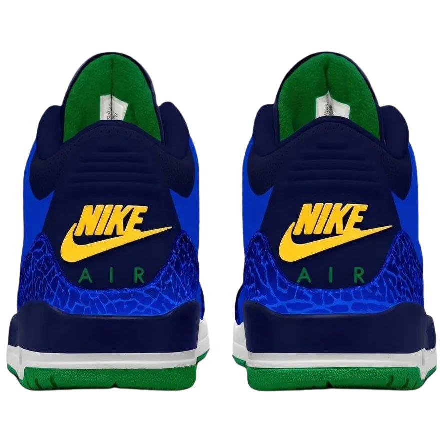 Jordan Air Jordan 3 Vintage Basketball Shoes Unisex Racing Blue IV4871-400