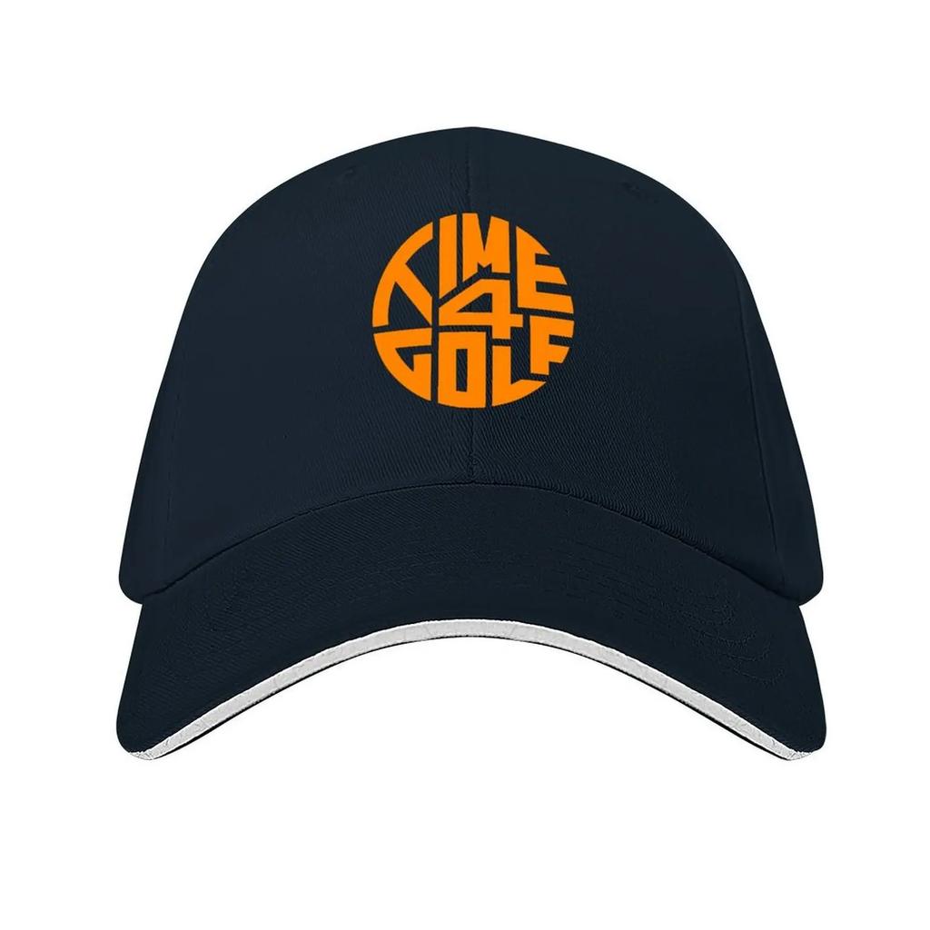 Golf Golfer Time 4 Golf Golfing Orange Baseball Cap New Hat Hat Men Sunscreen Hats for Men Hats For Women Mens