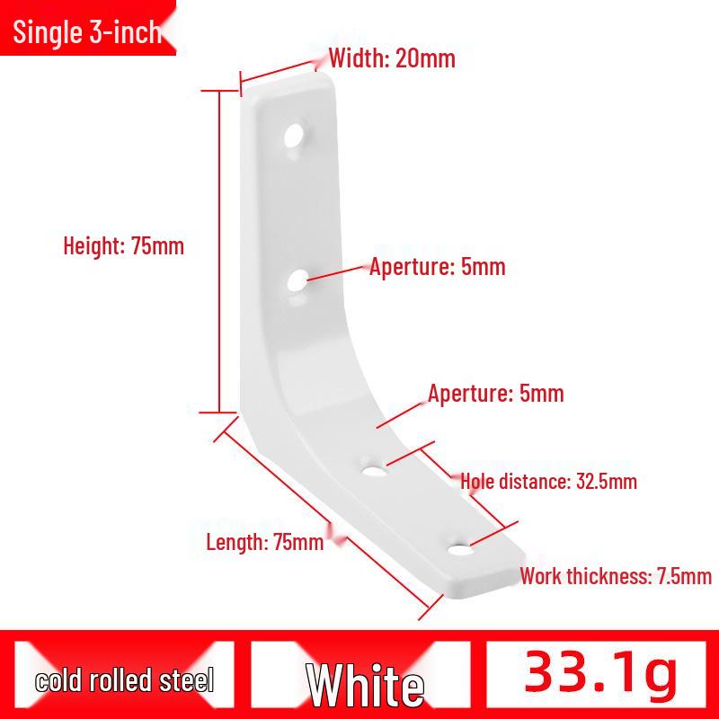 Треугольный настенный кронштейн: Изогнутая, несущая железная опора для стеллажей