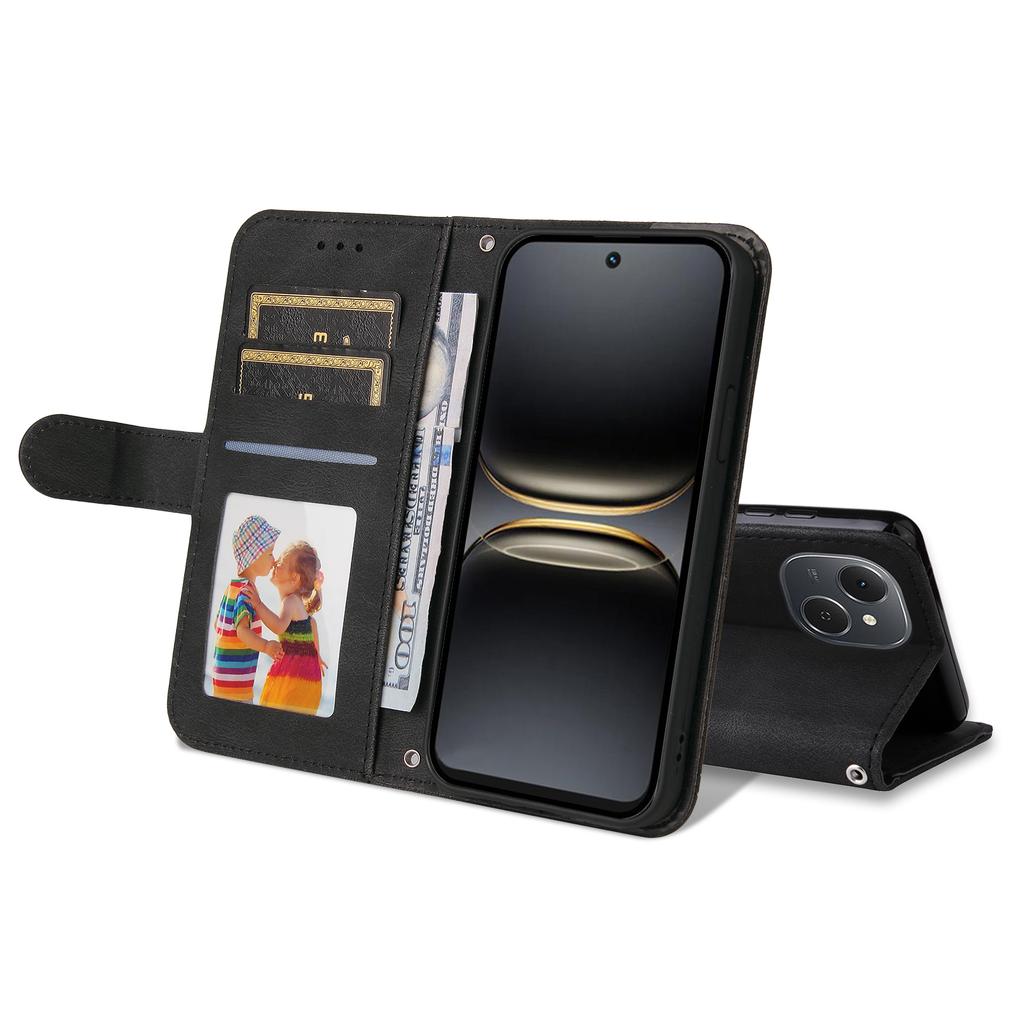 Для TECNO Spark 40C Кожаные чехлы-кошельки Кожаный чехол для телефона с подставкой и ремешком