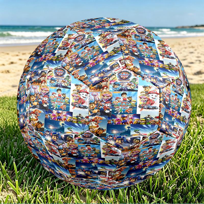 PAW Patrol Print Size 5 Soccer Ball, PU Wear Resistant Football for Match Training and Daily Practice, Birthday Gift for Soccer Fans