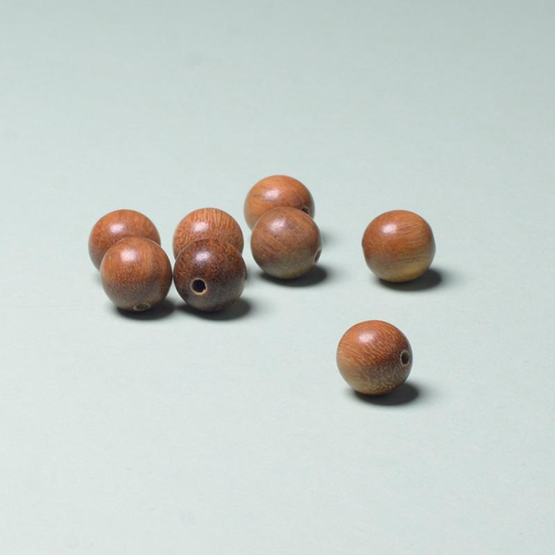 Handmade 6-8mm Argentine Green Sandalwood Round Beads for DIY Jewelry Accessories