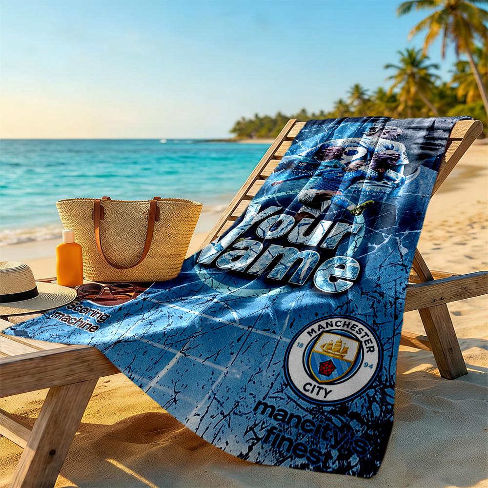 Haaland Customize Your Name Beach Towel High Absorbency Quickdry Ideal For Travel Outdoor Swim Pool Yoga Surf Camping Hiking Gym Gift Holiday