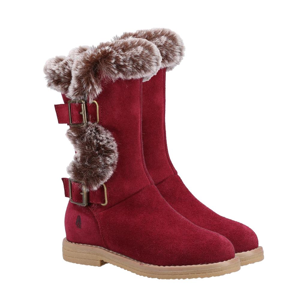 Hush Puppies Girls Mini Megan Suede Boots