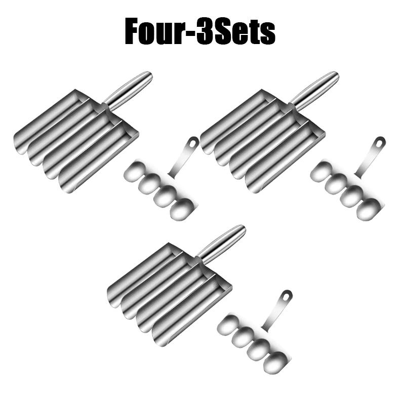 304 Нержавеющая сталь Ложка для фрикаделек Фрикаделькоделатель Форма для фрикаделек Форма для шариков Рыбные шарики Форма для фрикаделек Слайдер из креветок Форма для крокетов Инструмент