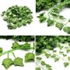 12pcs DIY Artificial Spring Leaf Vine Artificial Foliage Garland Hanging Plants  Holiday Decoration