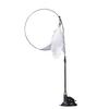 Cat Face Suction Cup Teaser Wand: Elastic Steel Wire Interactive Cat Toy