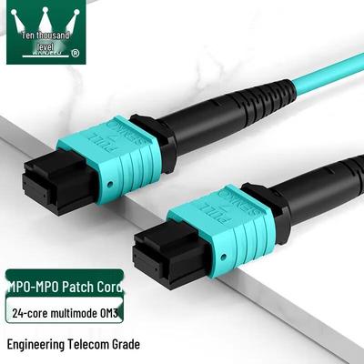 Многомодовый оптоволоконный патч-корд MPO-LC OM4