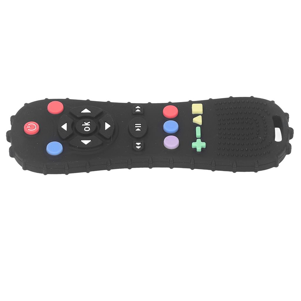 Игрушка для прорезывания зубов Baby Control, мягкая силиконовая игрушка для прорезывания зубов в форме телевизора, для малышей, черная