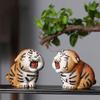 Милый тигр алебастровый чайный питомец бутик может хранить чайный поднос украшения настольные декоративные украшения