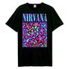 Amplified Unisex Adult Neon Flowers Nirvana T-Shirt