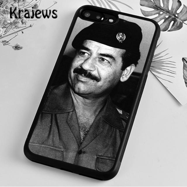 Krajews Arabic Iraq Saddam Hussein Phone Case Cover For iPhone 16 15 SE2020 14 6 7 8 plus 11 12 13 pro max coque Shell Fundas