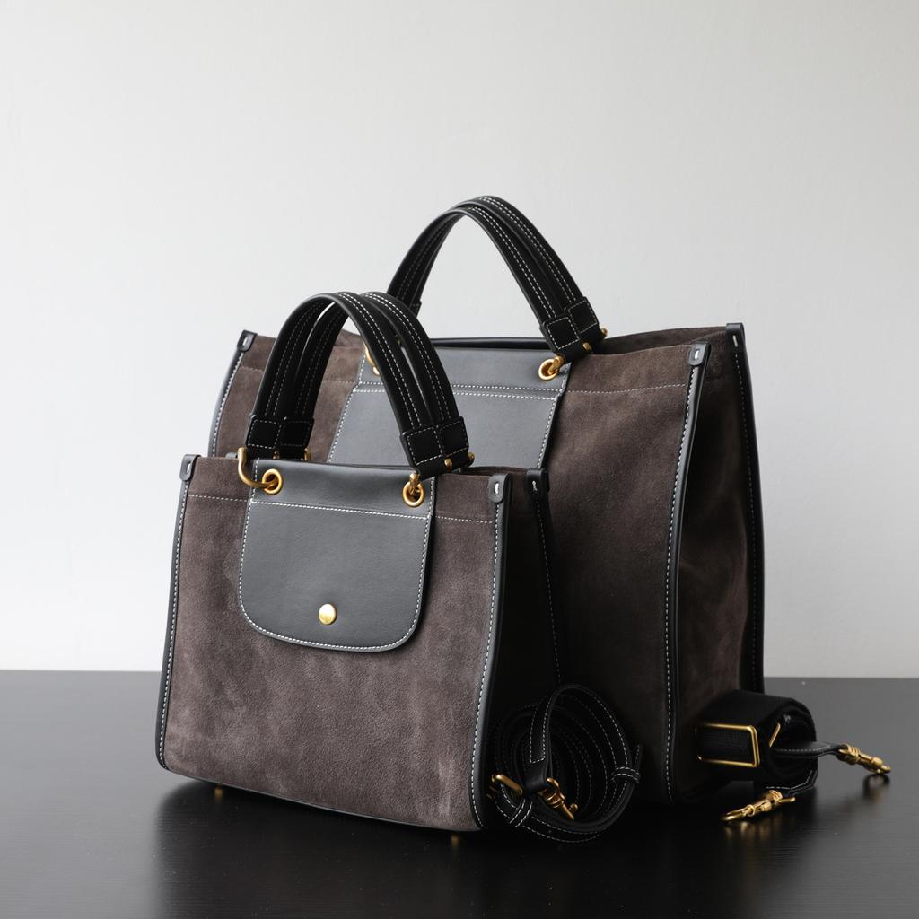 Xiaomin Роскошная Вместительная Сумка-Мессенджер из Натуральной Кожи с Восковой Пропиткой, Ретро, Сумка для Компьютера и Документов, Сумка-Тоут из Натуральной Кожи для Женщин