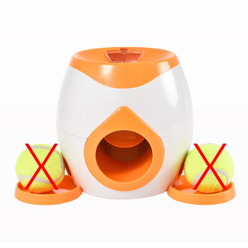 2-in-1 Automatic Pet Feeder and Tennis Ball Launcher, Training Reward Machine for Dogs