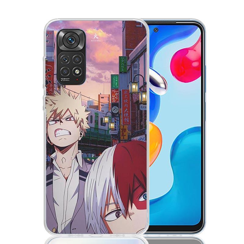 My Hero MHA Bakugou Katsuki Phone Case For Xiaomi Redmi Note 15 14 13 12S 12 Pro Plus 11S 11E 11 11T 10S 10 Art Soft Pattern Cov
