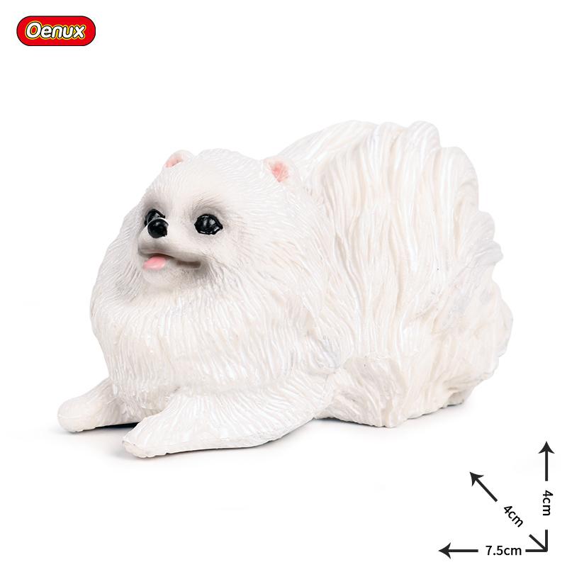 Oenux Новые фигурки домашних животных, собак с фермы, Ротвейлер, Колли, Хаски, Бульдог, Шнауцер, Модель, Фигурки, Симпатичное украшение для дома, Детская игрушка