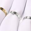 12 шт./набор Пряжка для салфетки Полированная Гальваническое покрытие Высокий глянец D-образное Украшение стола Элегантное Золотой Серебристый цвет Кольцо для салфетки Ресторанный инвентарь