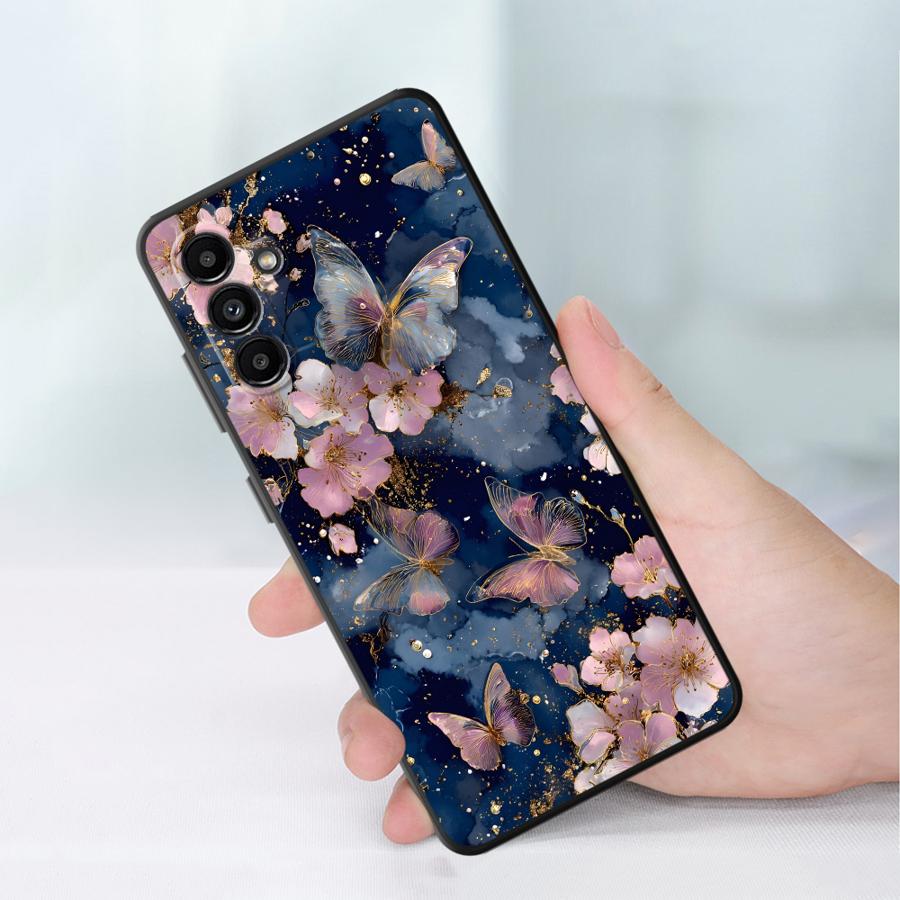 Creative Cartoon Butterfly Phone Cover Case for Samsung Galaxy A57 A73 A51 A53 A35 A23 A25 A26 A37 A22 A32 A52 A36 A55 A24 A72