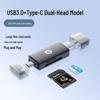 HP Двухголовочный USB-C и USB 3.0 кард-ридер для карт SD/TF