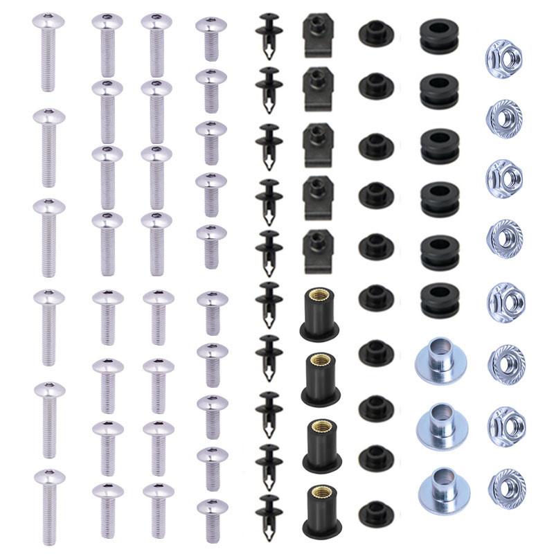 Комплект болтов для обтекателя мотоцикла из нержавеющей стали для Honda CBR600RR F5 2003-2006 Мотоциклетные винты Крепежные детали