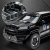1:24 Vengeance Alloy Explosion Proof Vehicle Model Metal Police Armored Off-road Vehicle Car Model Sound and Light Kids Toy Gift