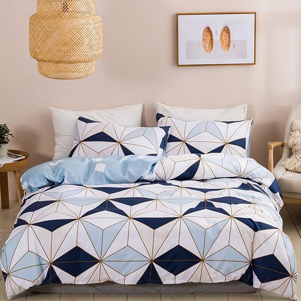 Пододеяльник, комплект из 2/3 предметов, мягкая матовая ткань из микрофибры, одинарный, Твин, двойной, полный комплект постельного белья размера Queen King, 10 размеров