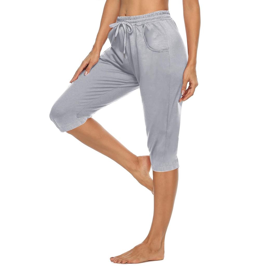 Женские брюки для бега с завязками, удобные спортивные брюки с карманами, 5 шт.