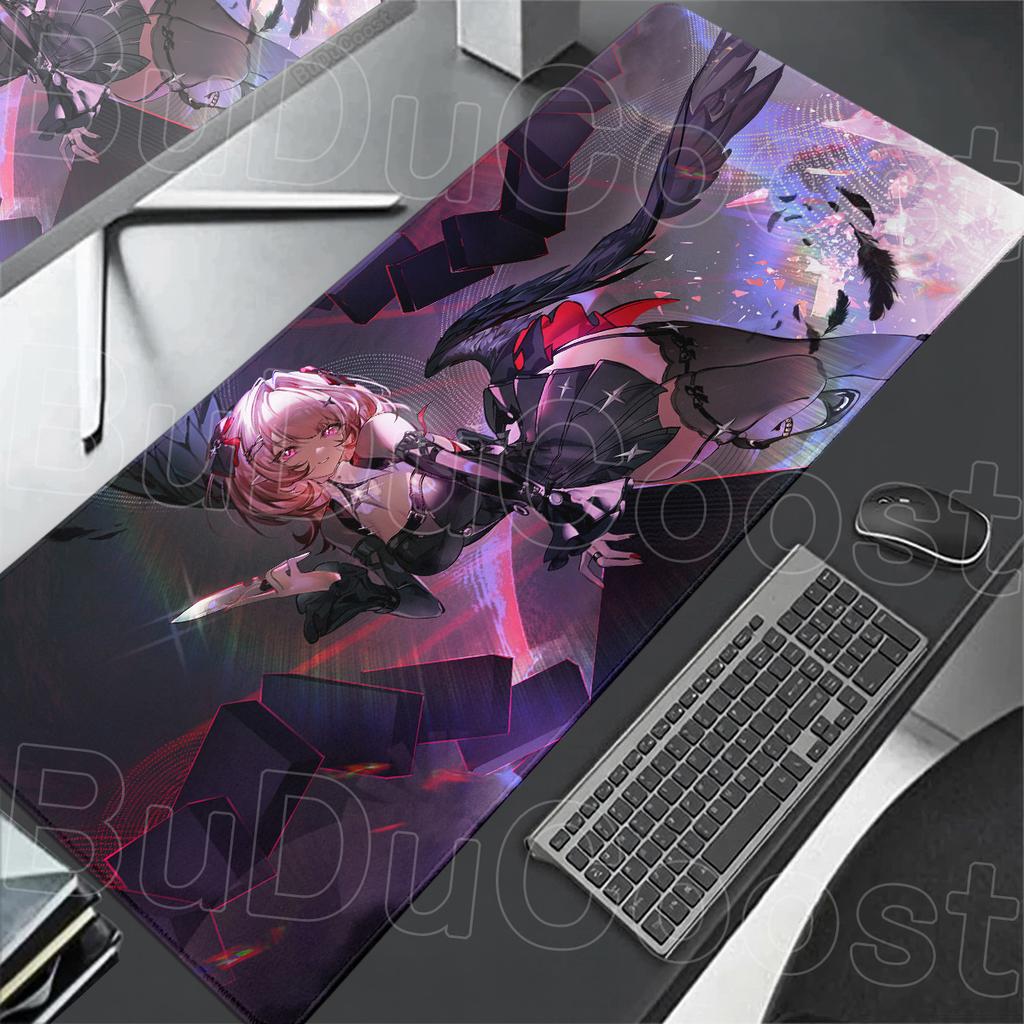 Игровой коврик для мыши Zenless Zone Zero Клавиатура Mausepad с заблокированным краем ZZZ Remielle Dan Аниме Настольный коврик Компьютерные офисные аксессуары