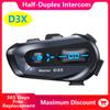 D3X Мотоциклетный Bluetooth Шлем Полудуплексная Связь IP56 Водонепроницаемый Аккумулятор Высокой Емкости 1000 мАч Автоматический Ответ На Входящие Звонки