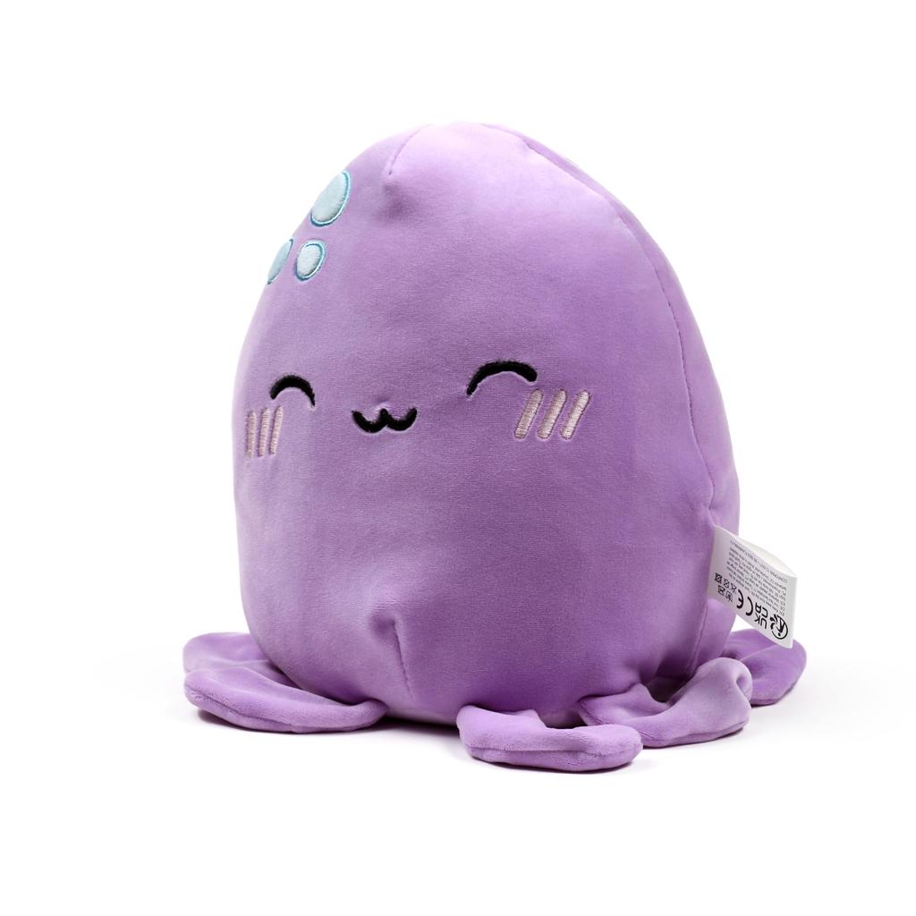 Puckator - SQUIDGLYS Marshmallow Plush Cushion H22.5 x W20 x D13cm Wendy the Octopus