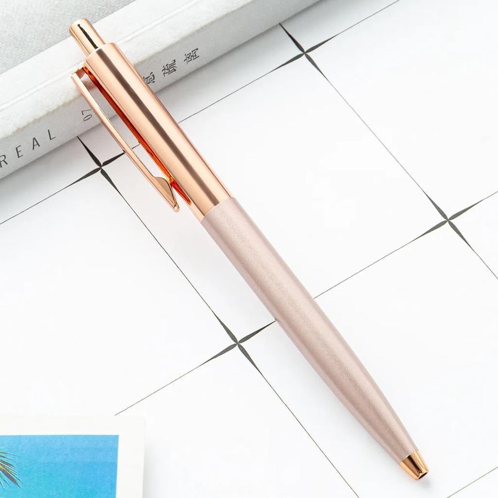 1 шт., шариковая ручка, креативная разноцветная ручка, металлические канцелярские принадлежности, школьные и офисные принадлежности